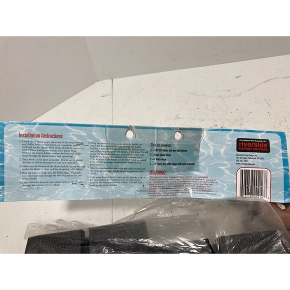 Riverside Cartop Carriers Stand-Up Paddle Board Roof Rack New Open Plastic - Picture 4 of 4